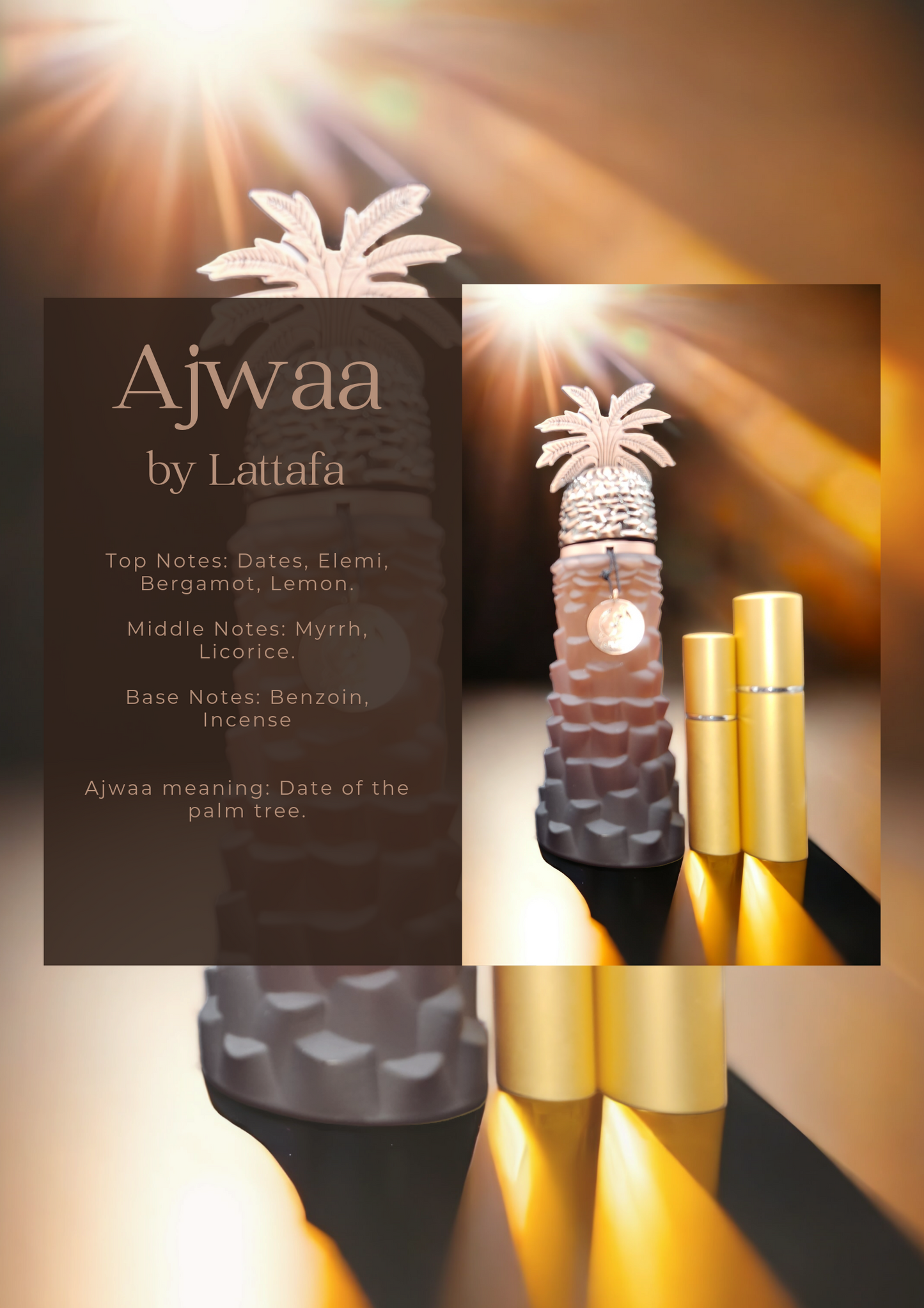 Decant of Ajwaa by Lattafa Pride II 2023 Collection