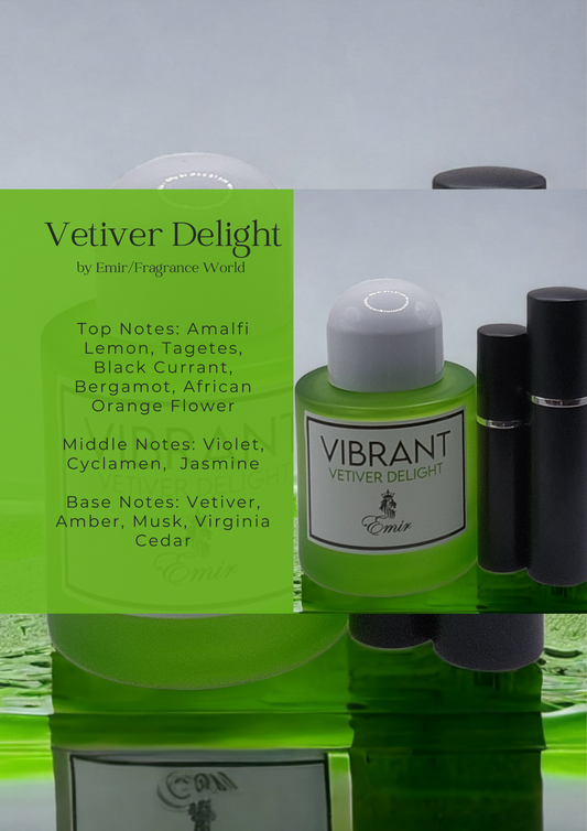 Decant of Vetiver Delight by Emir/Fragrance World