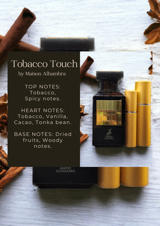 Decant of Tobacco Touch by Maison Alhambra