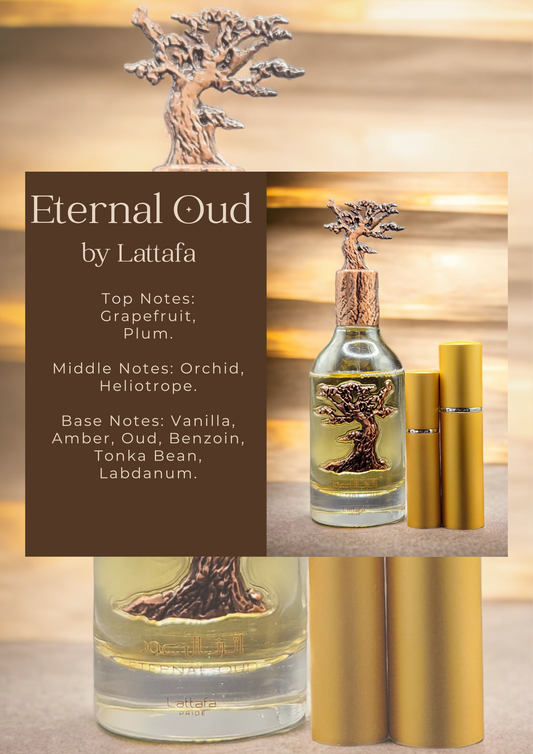 Decant of Eternal Oud by Lattafa Pride (1st Collection)