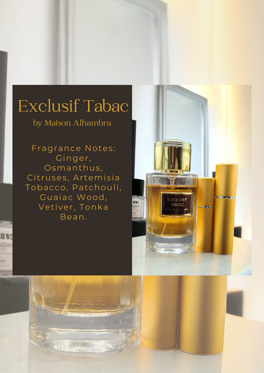 Decant of Exclusif Tabac by Maison Alhambra