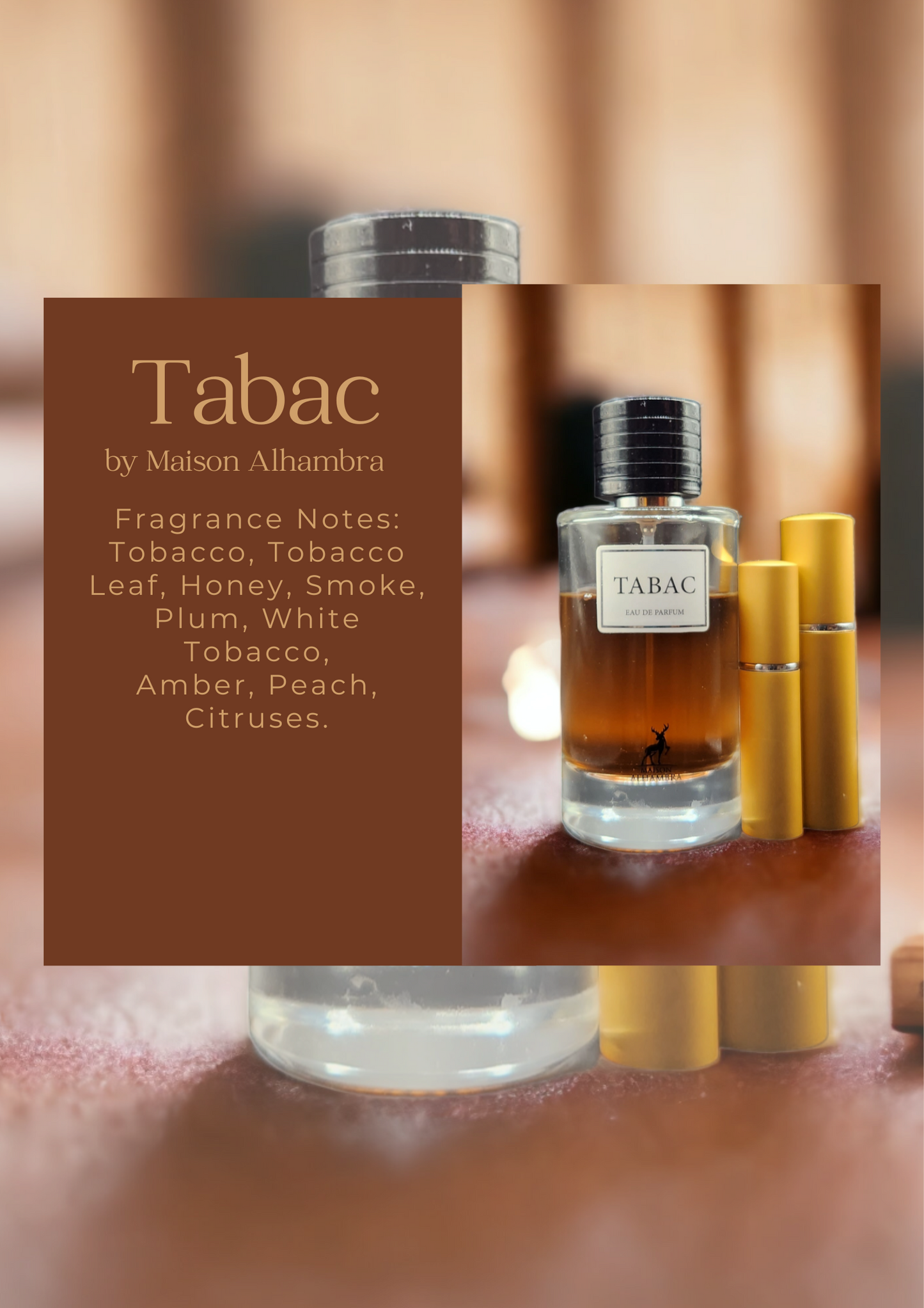 Decant of Tabac by Maison Alhambra