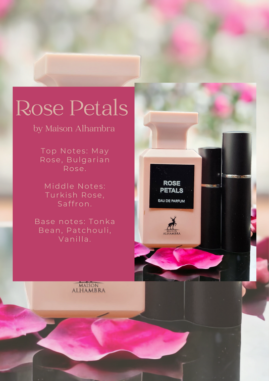 Decant of Rose Petals by Maison Alhambra