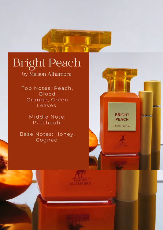 Decant of Bright Peach by Maison Alhambra