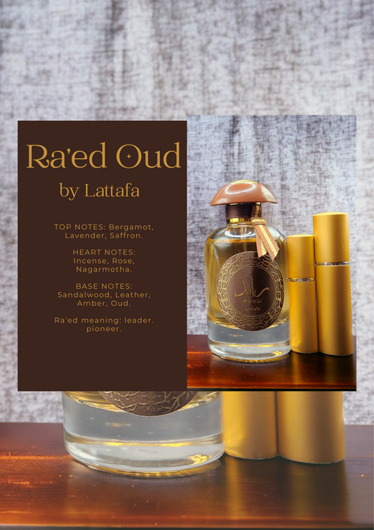 Decant of Ra'ed Oud by Lattafa