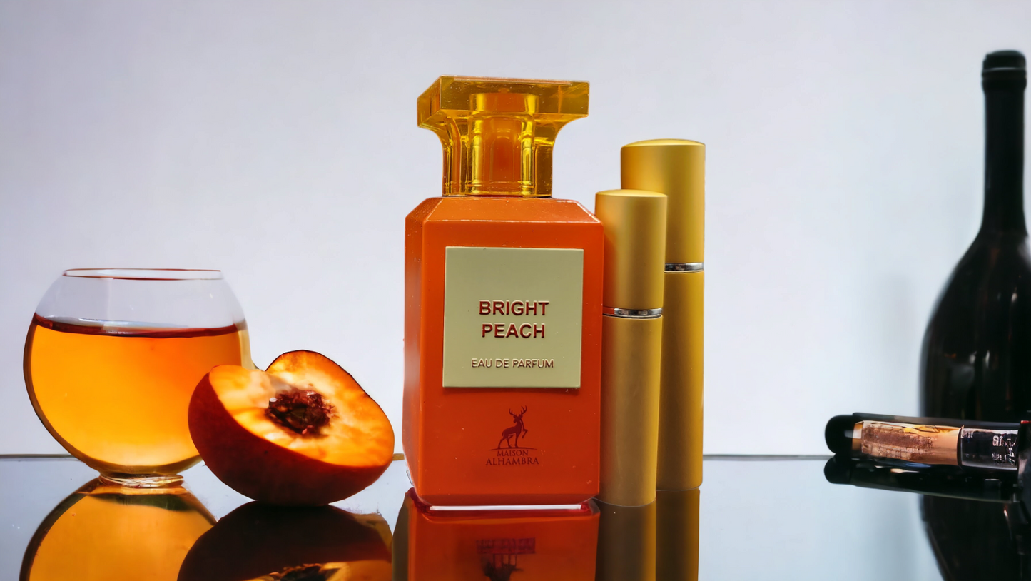 Decant of Bright Peach by Maison Alhambra